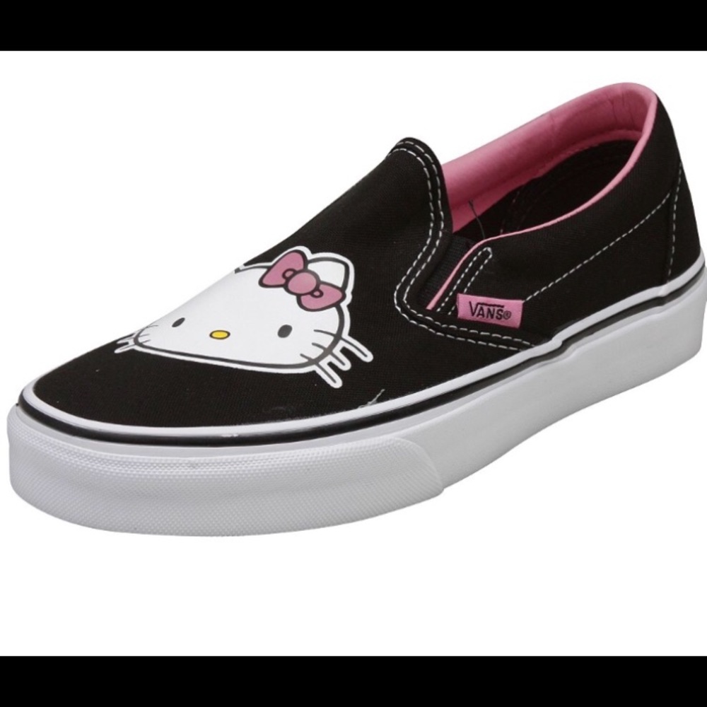 Hello kitty slip on vans